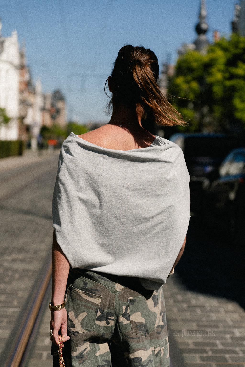 Noemie T-shirt grey