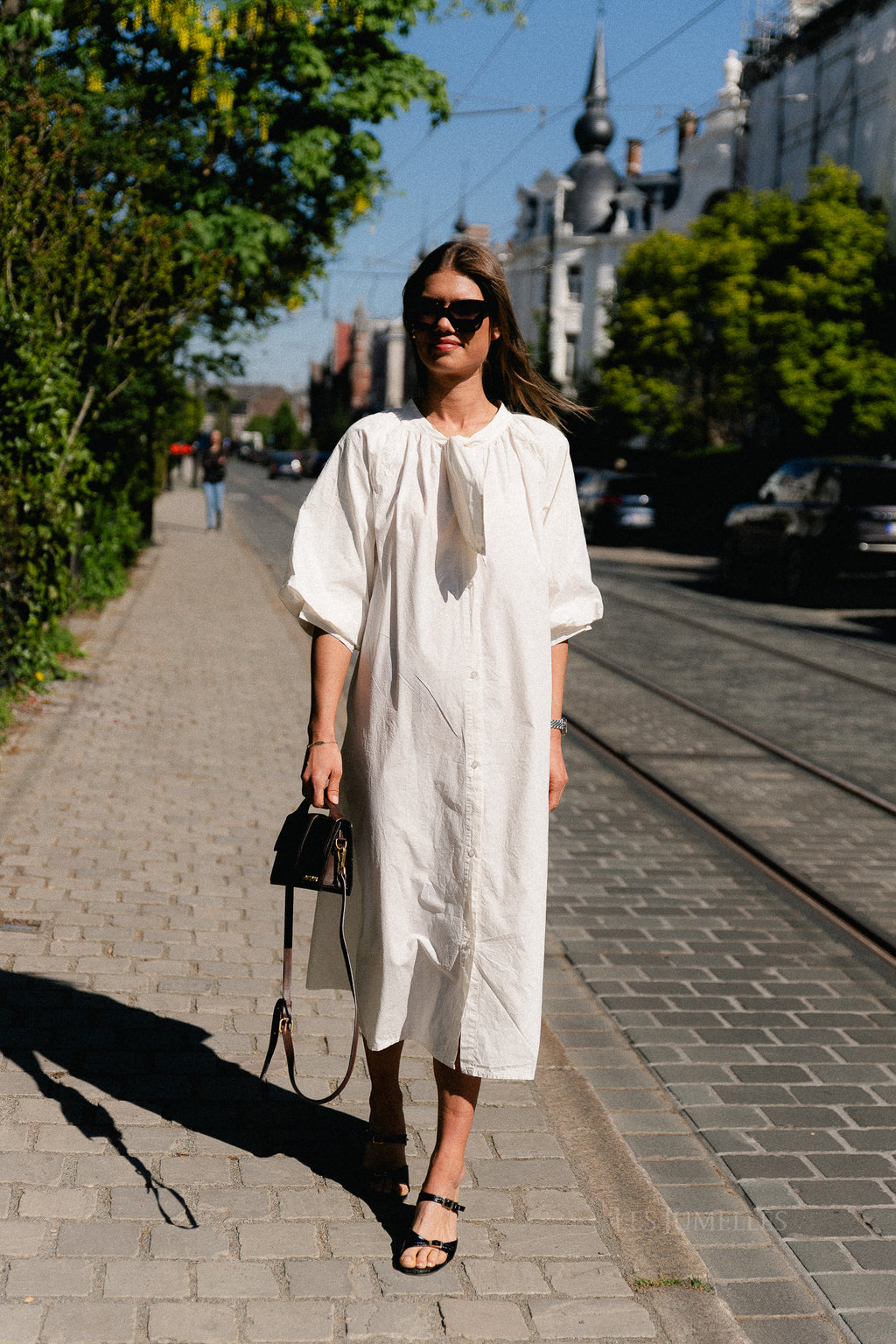 Elsie maxi dress ecru
