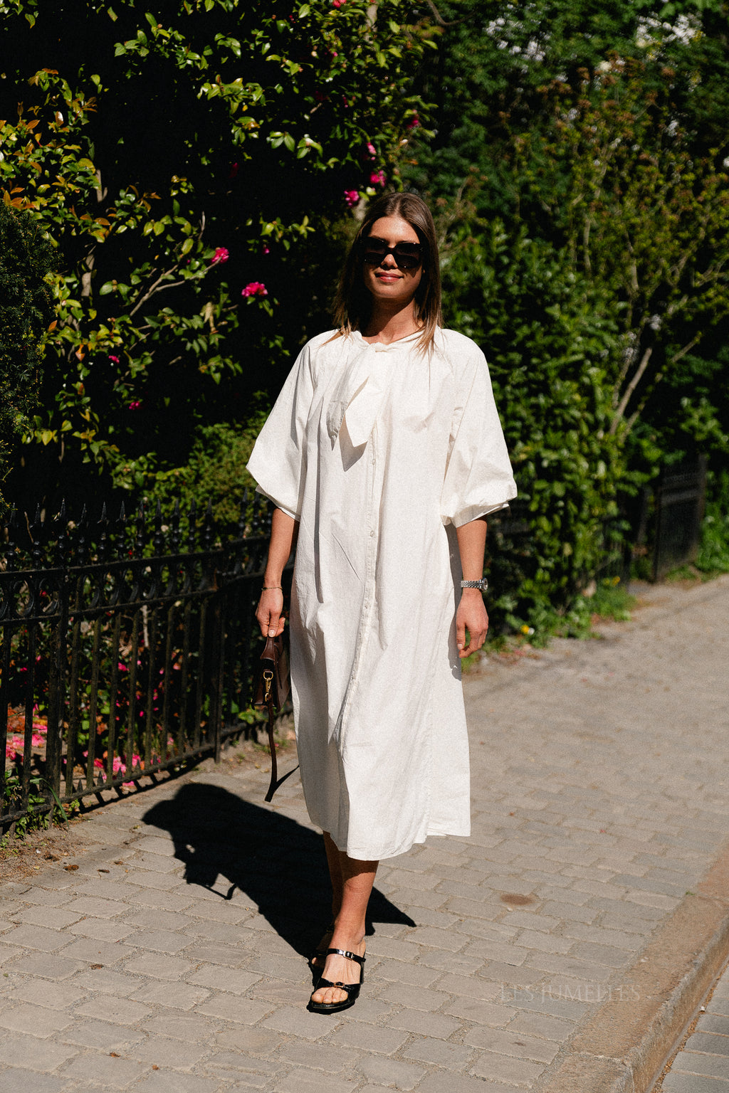 Elsie maxi dress ecru