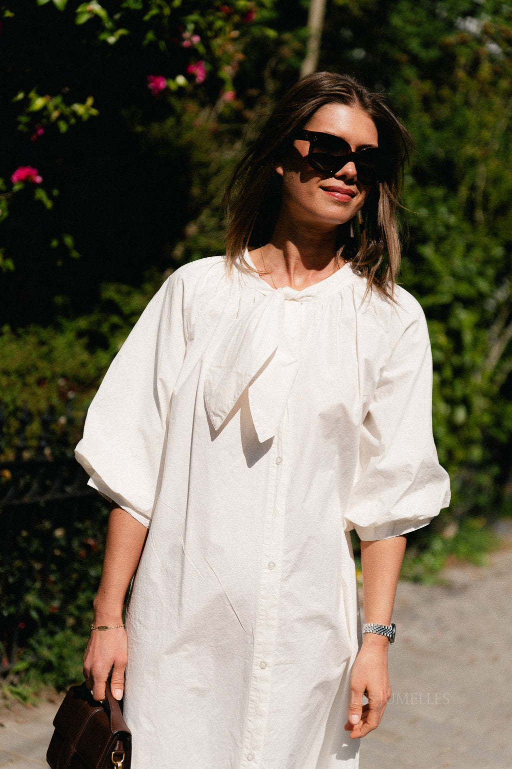 Elsie maxi dress ecru