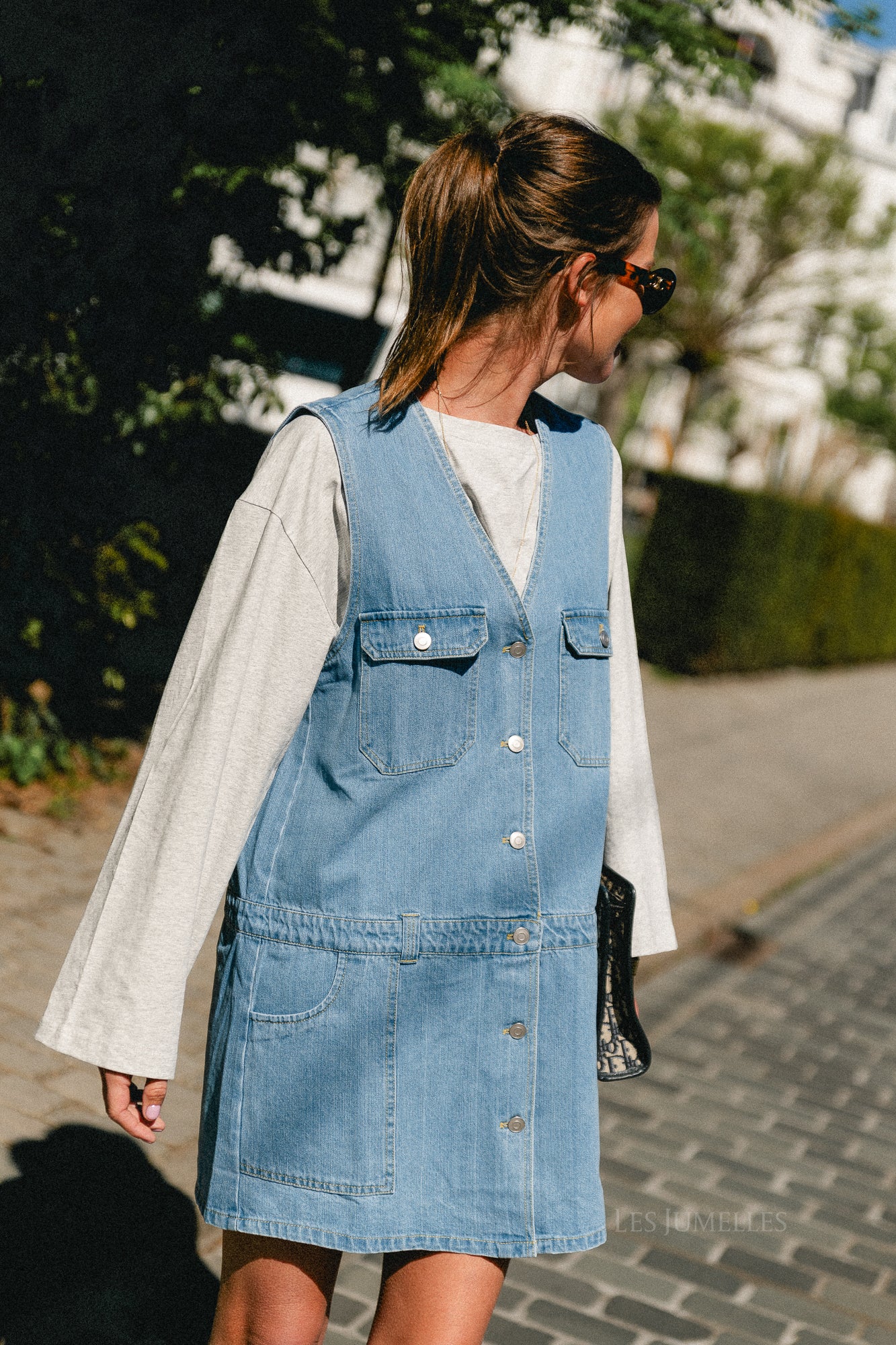 Manon denim jurk blauw