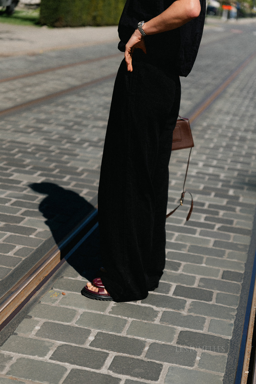 SLFAnnie HW wide pant black