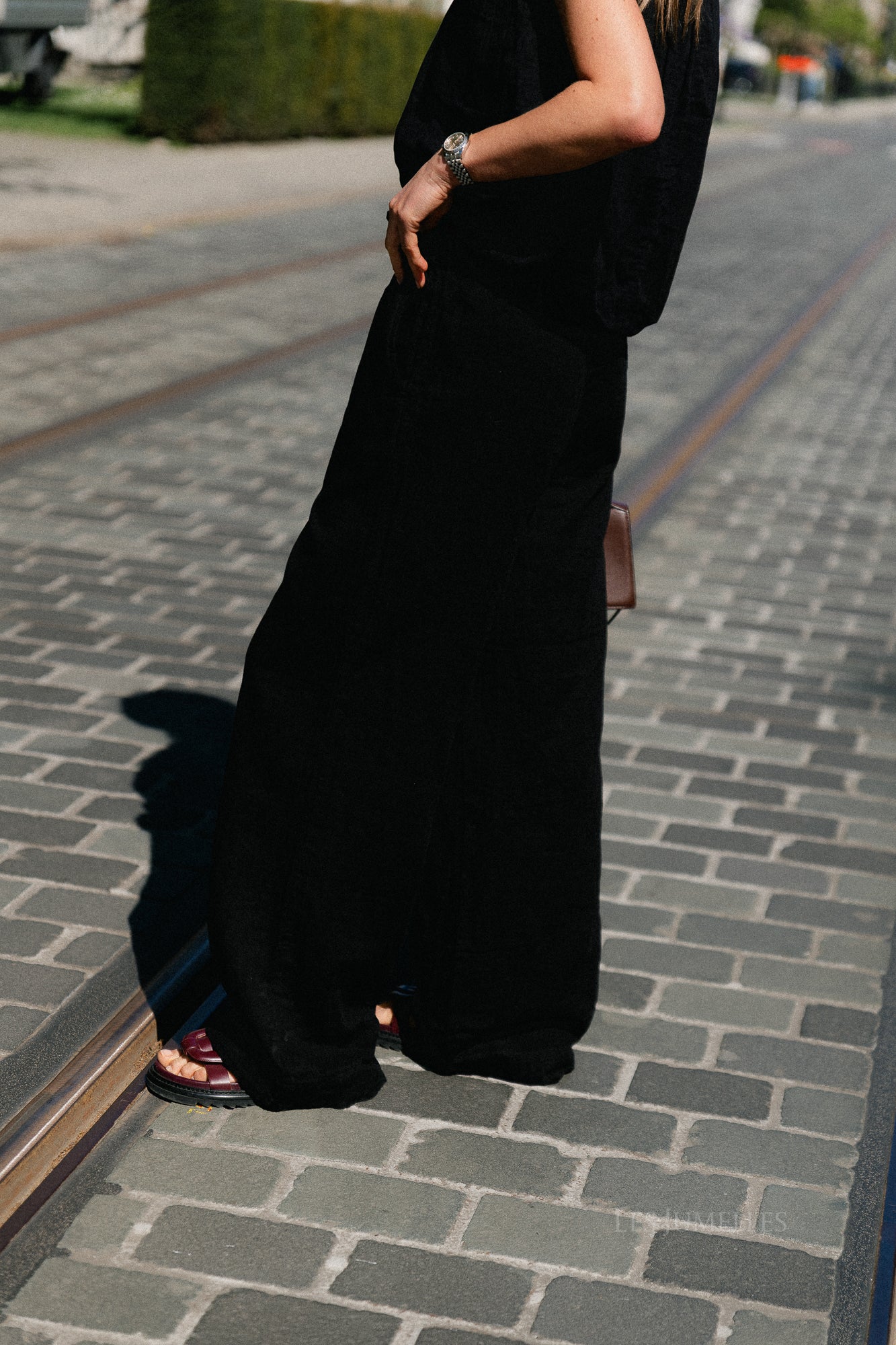 SLFAnnie HW wide pant black