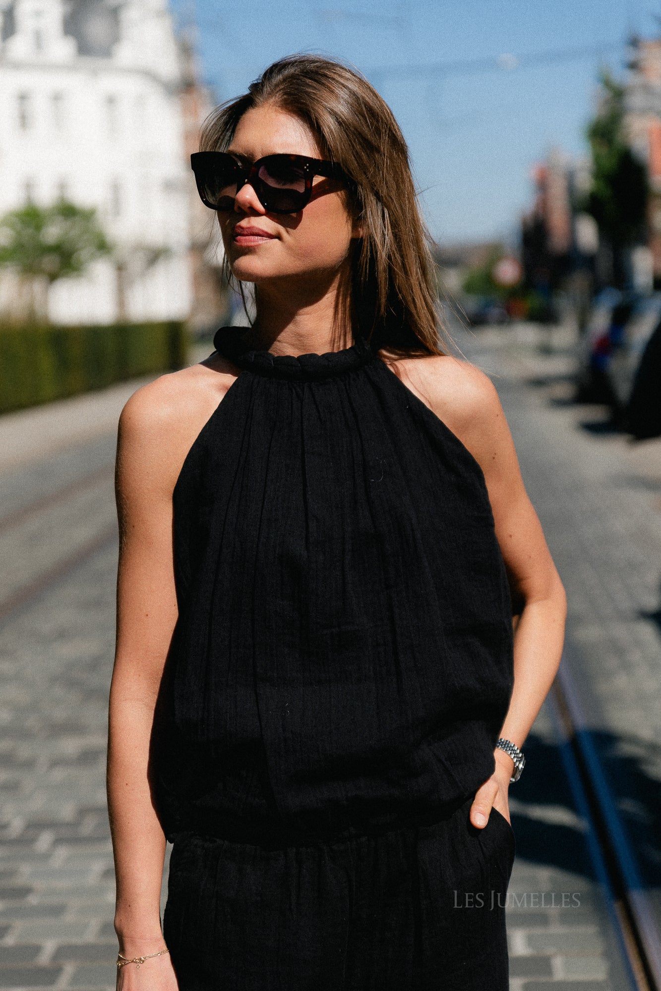 SLFAnnie SL top black