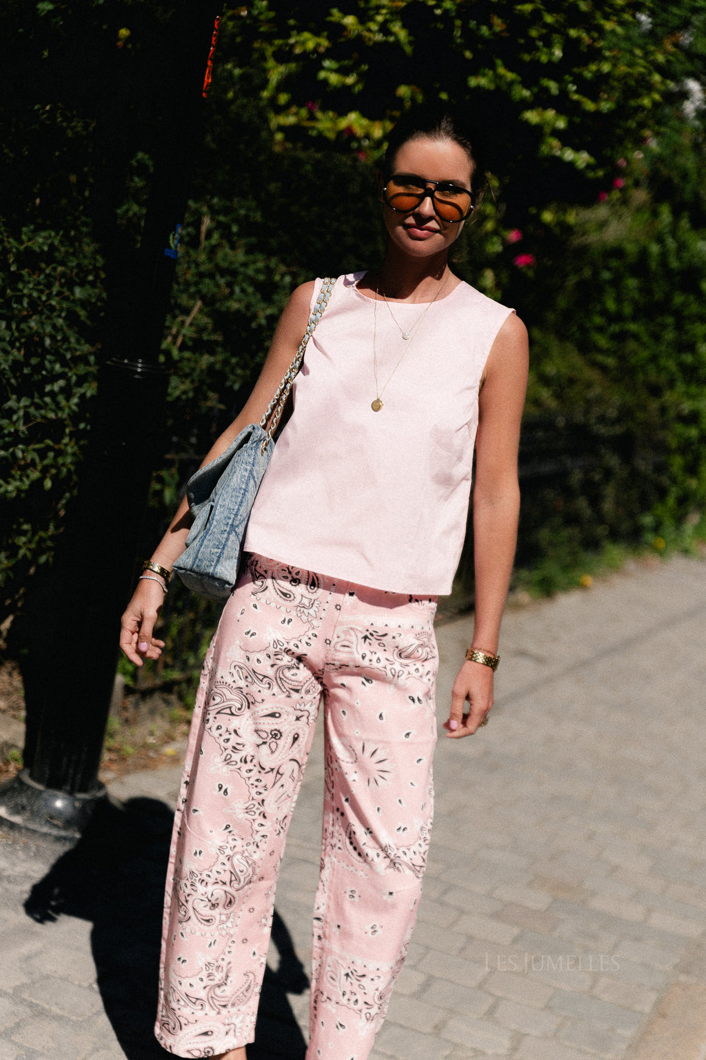 OBJPaige SL top pale pink