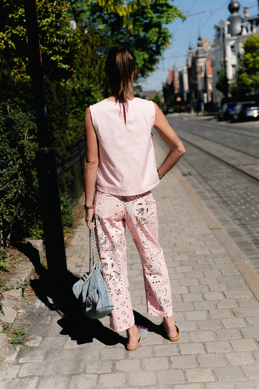 OBJPaige SL top pale pink