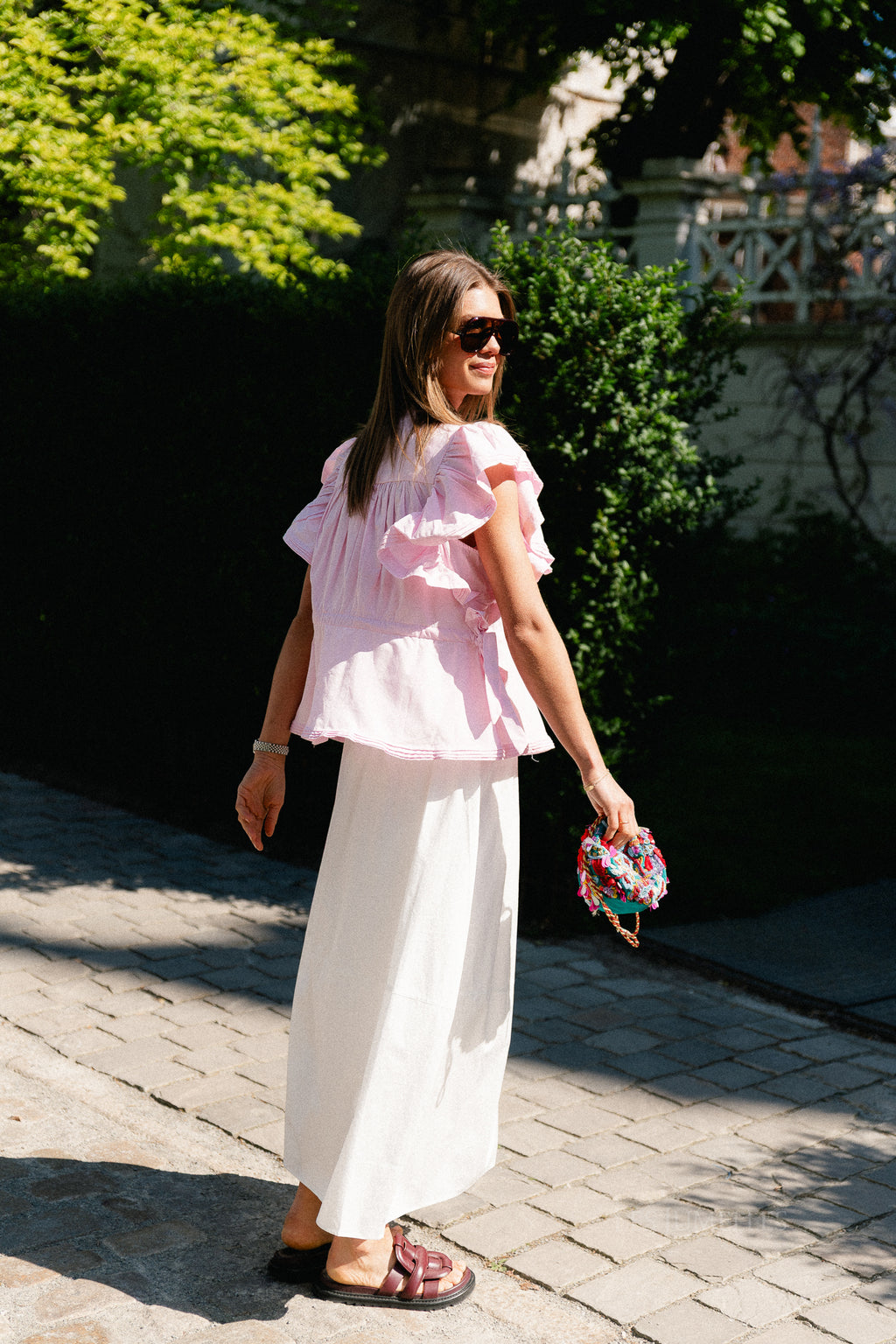 YASLura SS tie top pink lady