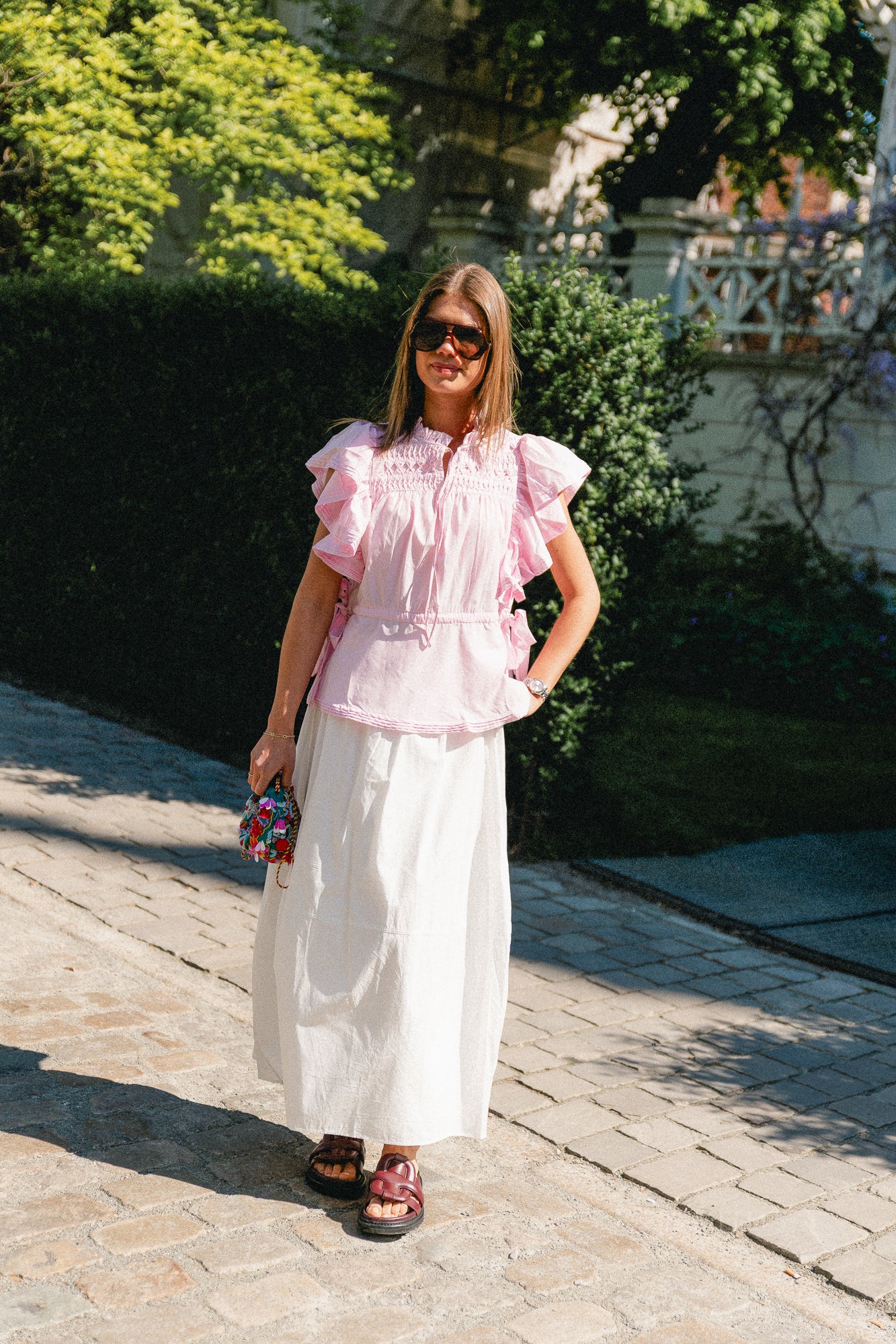 Juliet balloon skirt optic white