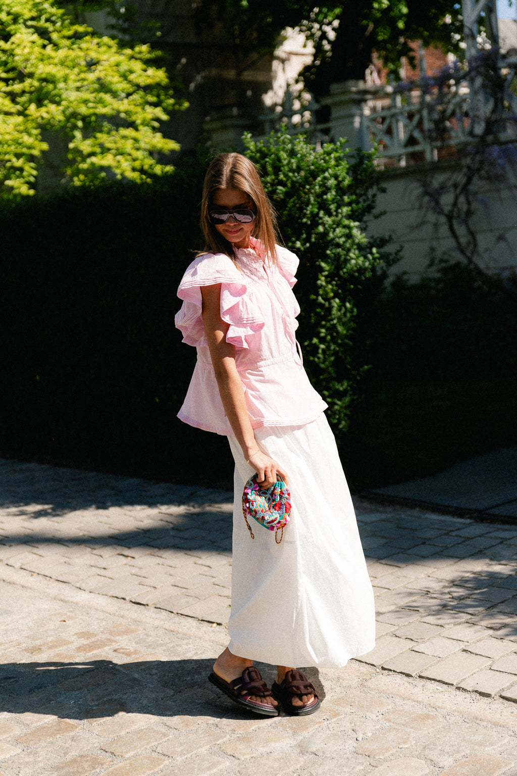 YASLura SS tie top pink lady