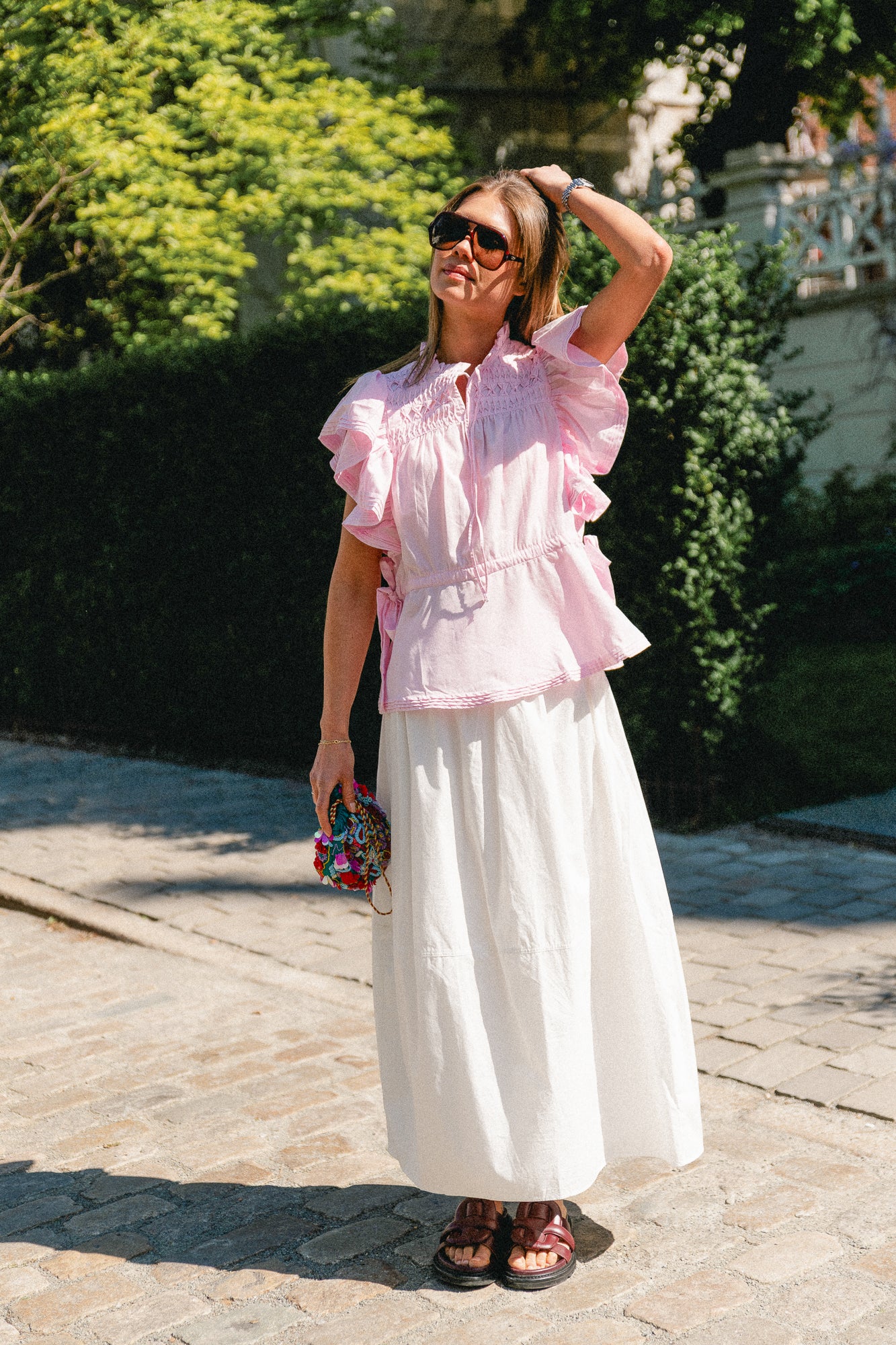 Juliet balloon skirt optic white