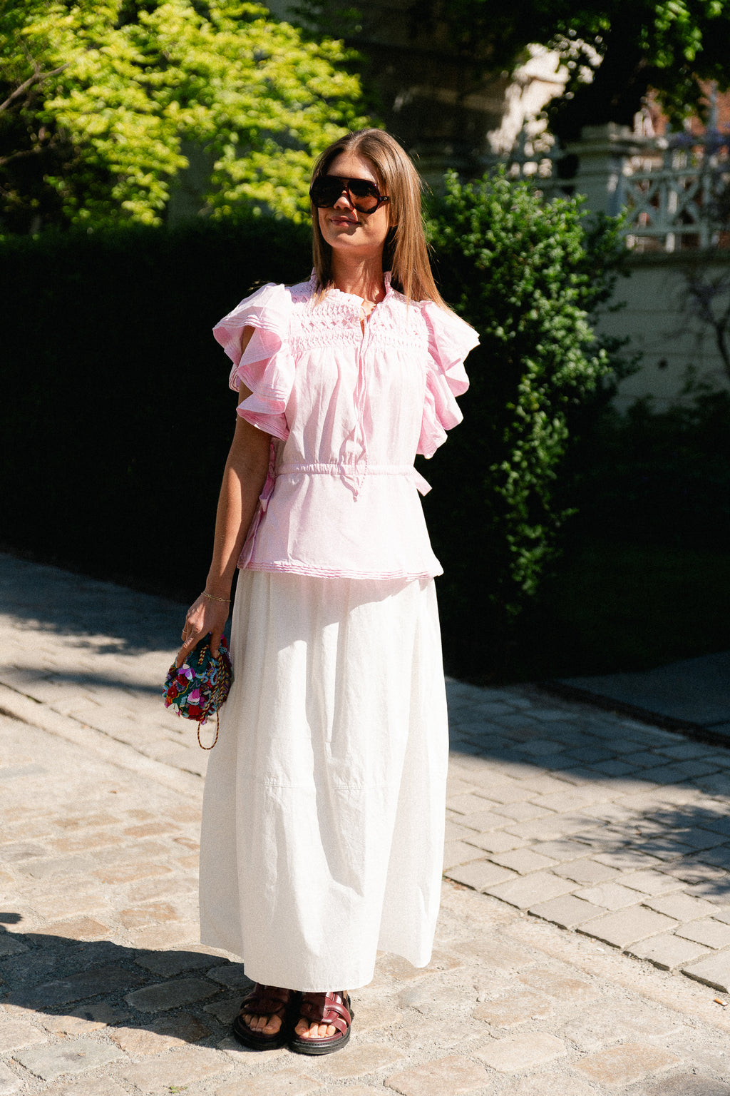 YASLura SS tie top pink lady