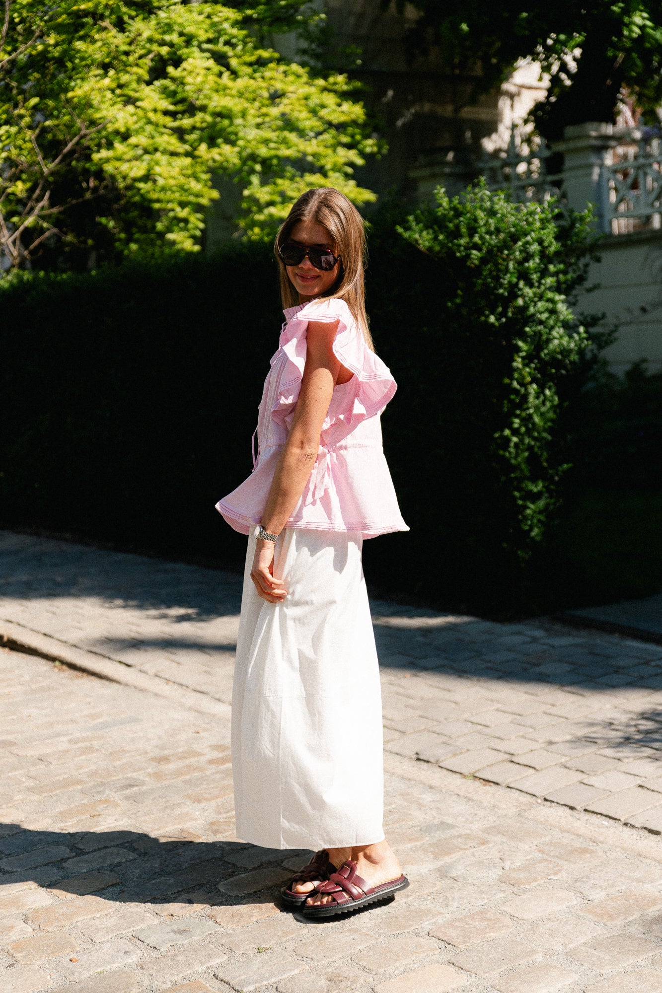 YASLura SS tie top pink lady – Les Jumelles