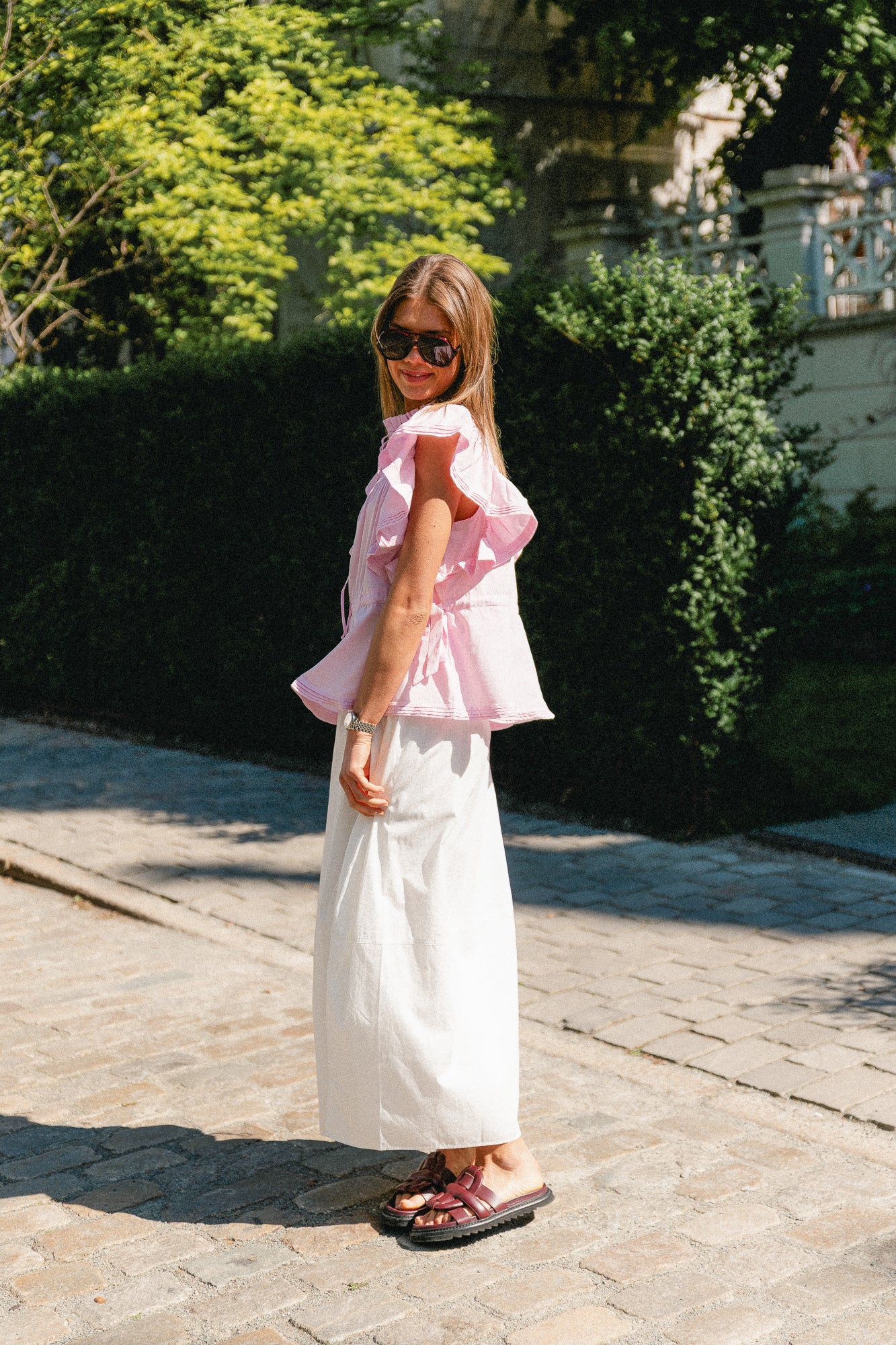 Juliet balloon skirt optic white