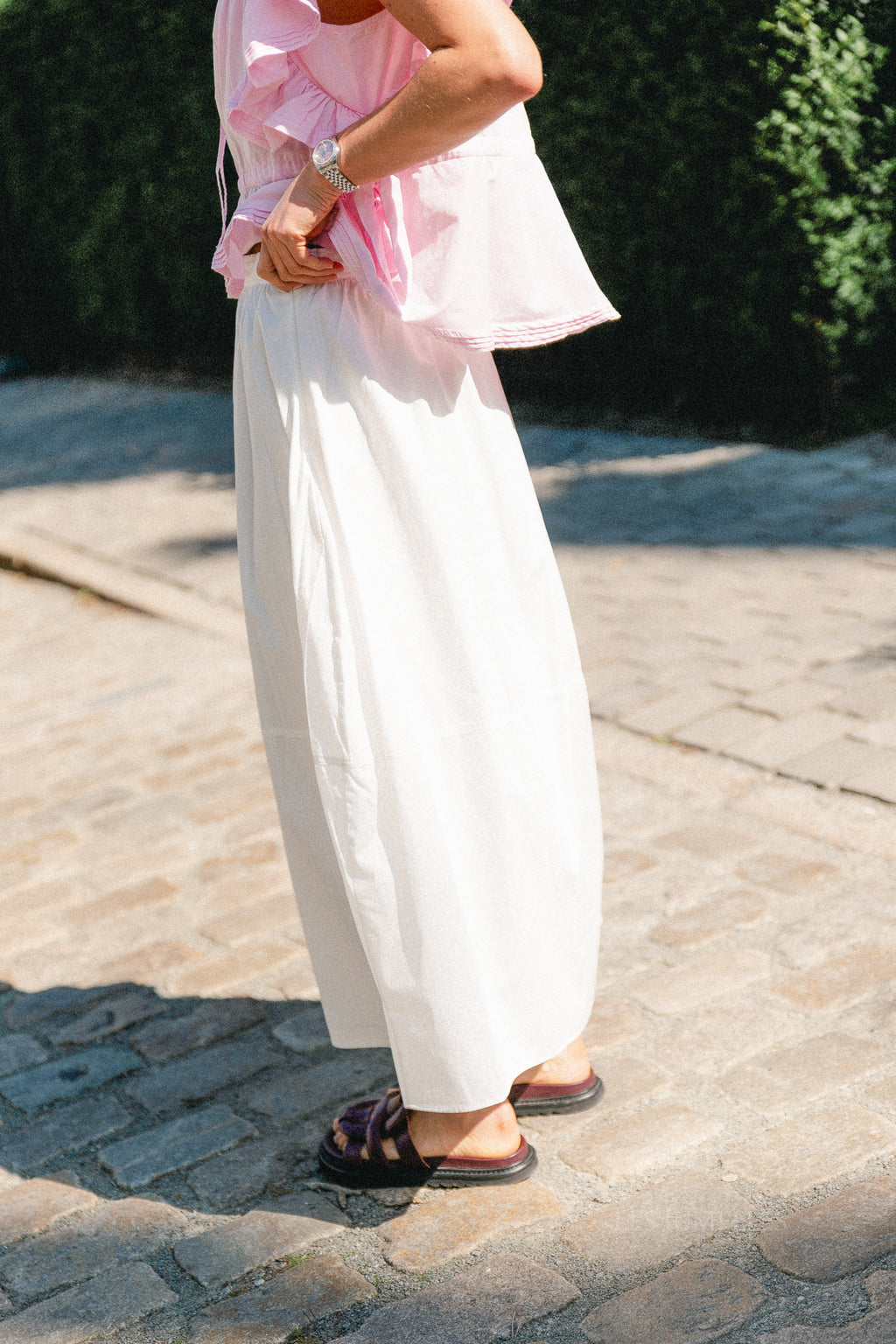 Juliet balloon skirt optic white