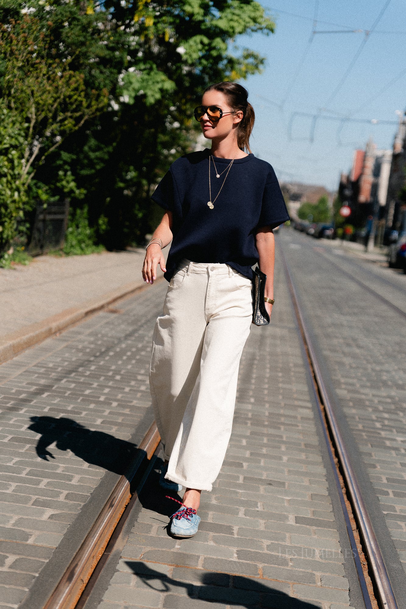 Joya SS sweatshirt navy