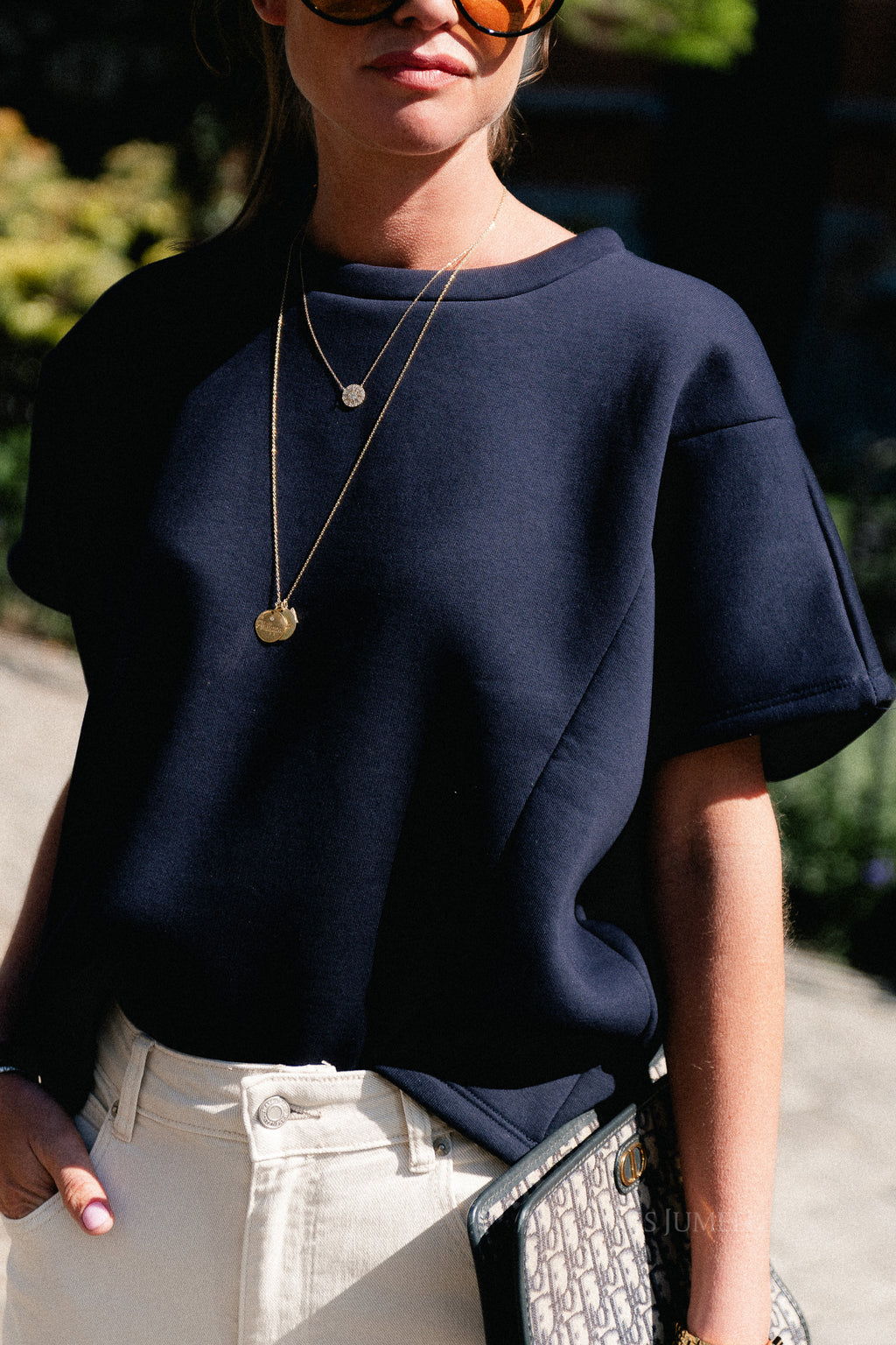 Joya SS sweatshirt navy
