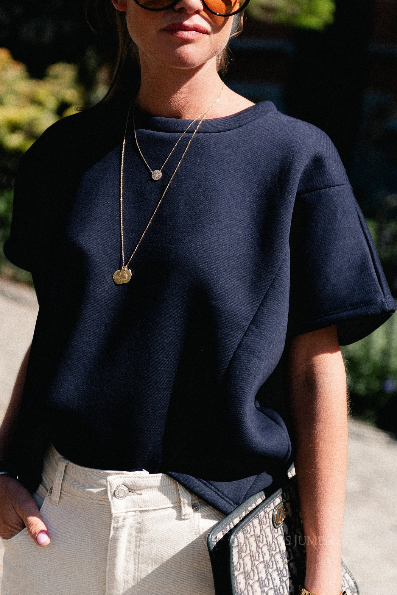 Joya SS sweatshirt navy