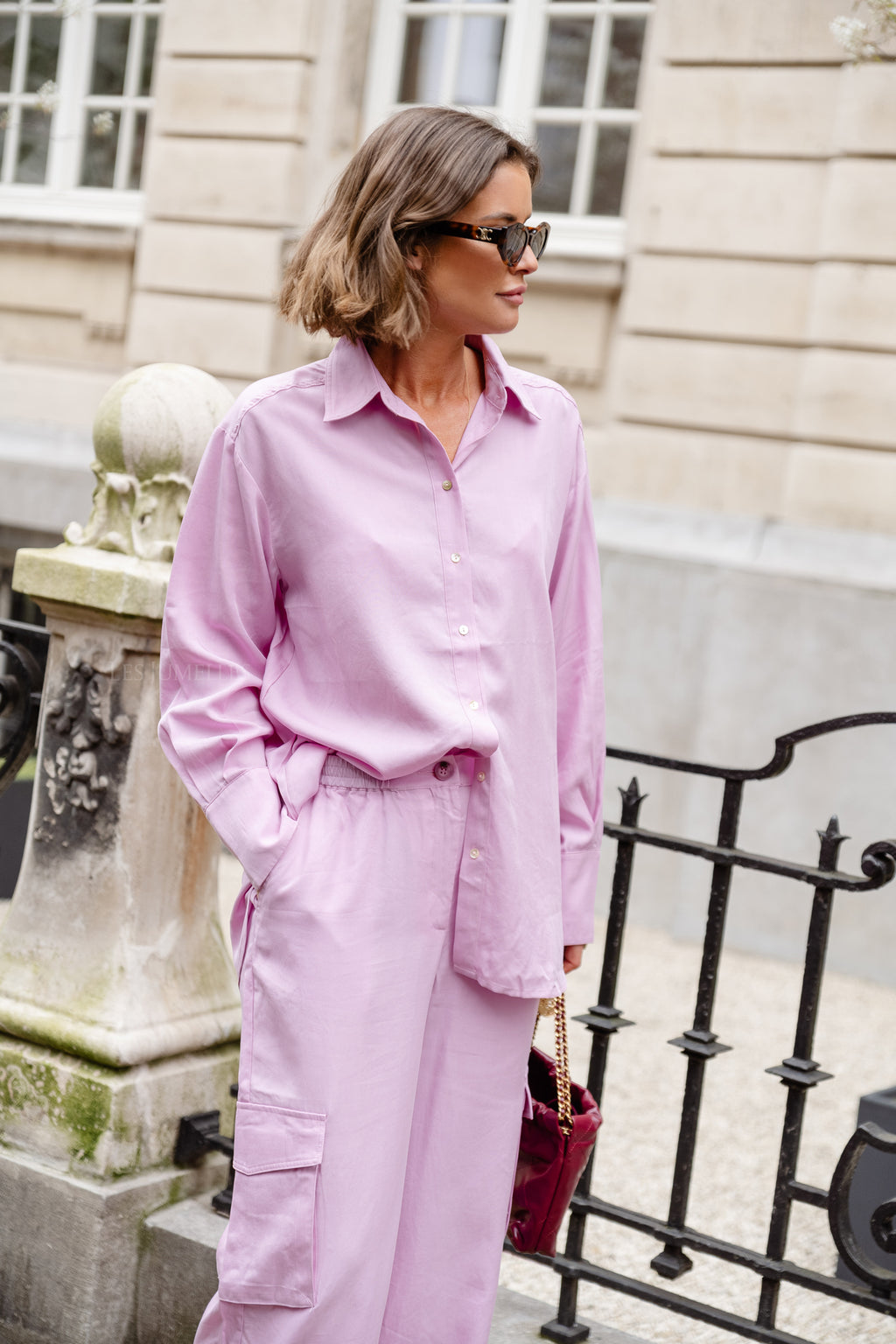 YasBamboo HMW pant elastic pastel lavender