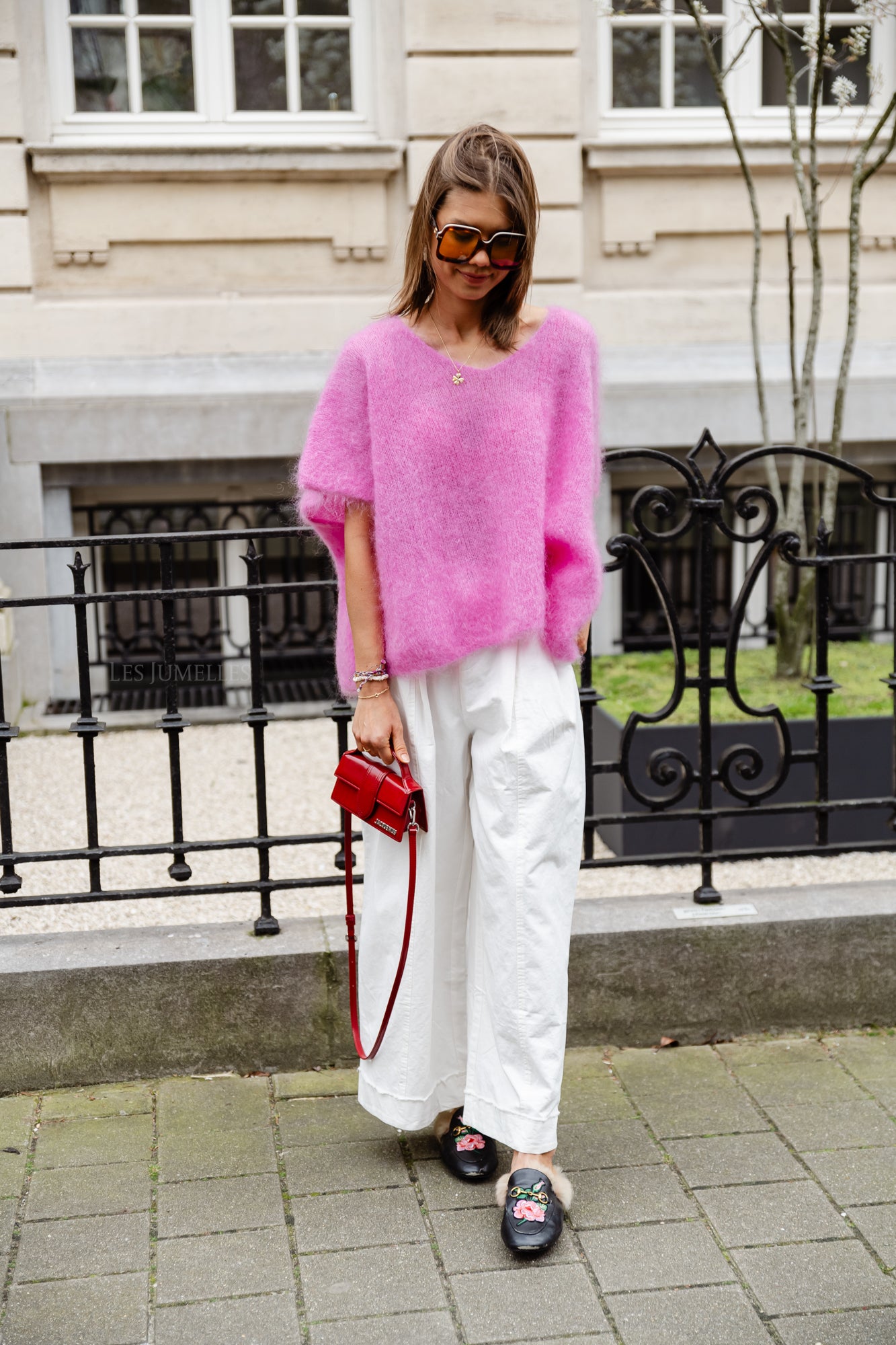 Violette wide trousers offwhite