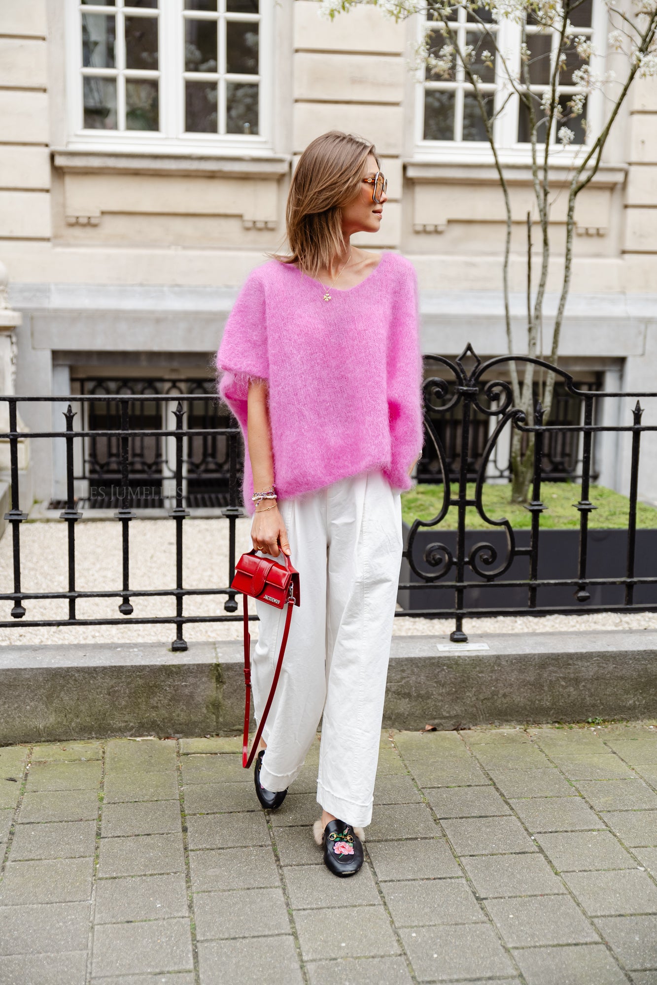 Violette wide trousers offwhite
