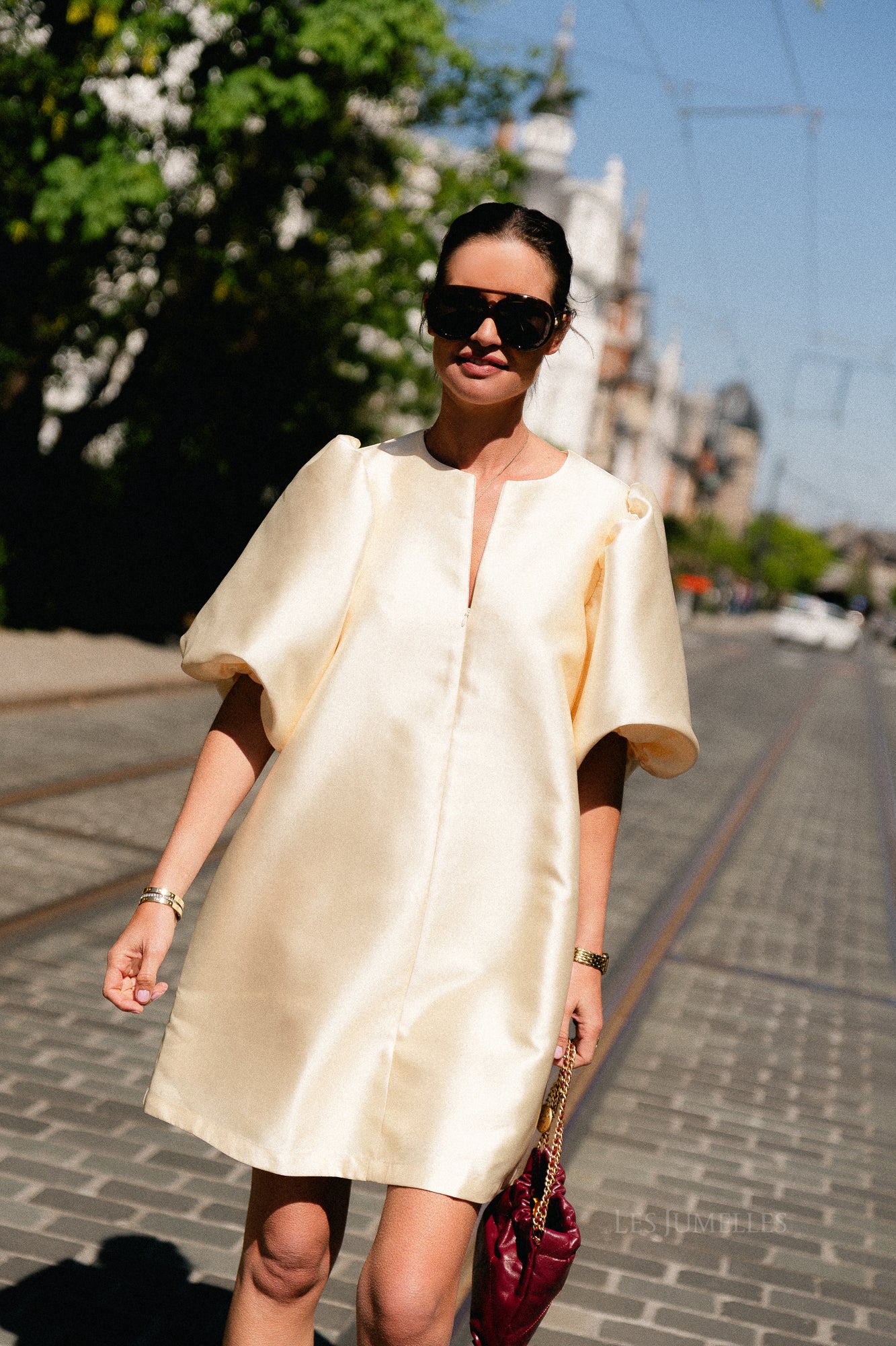 Charlotte dress TALL butter yellow