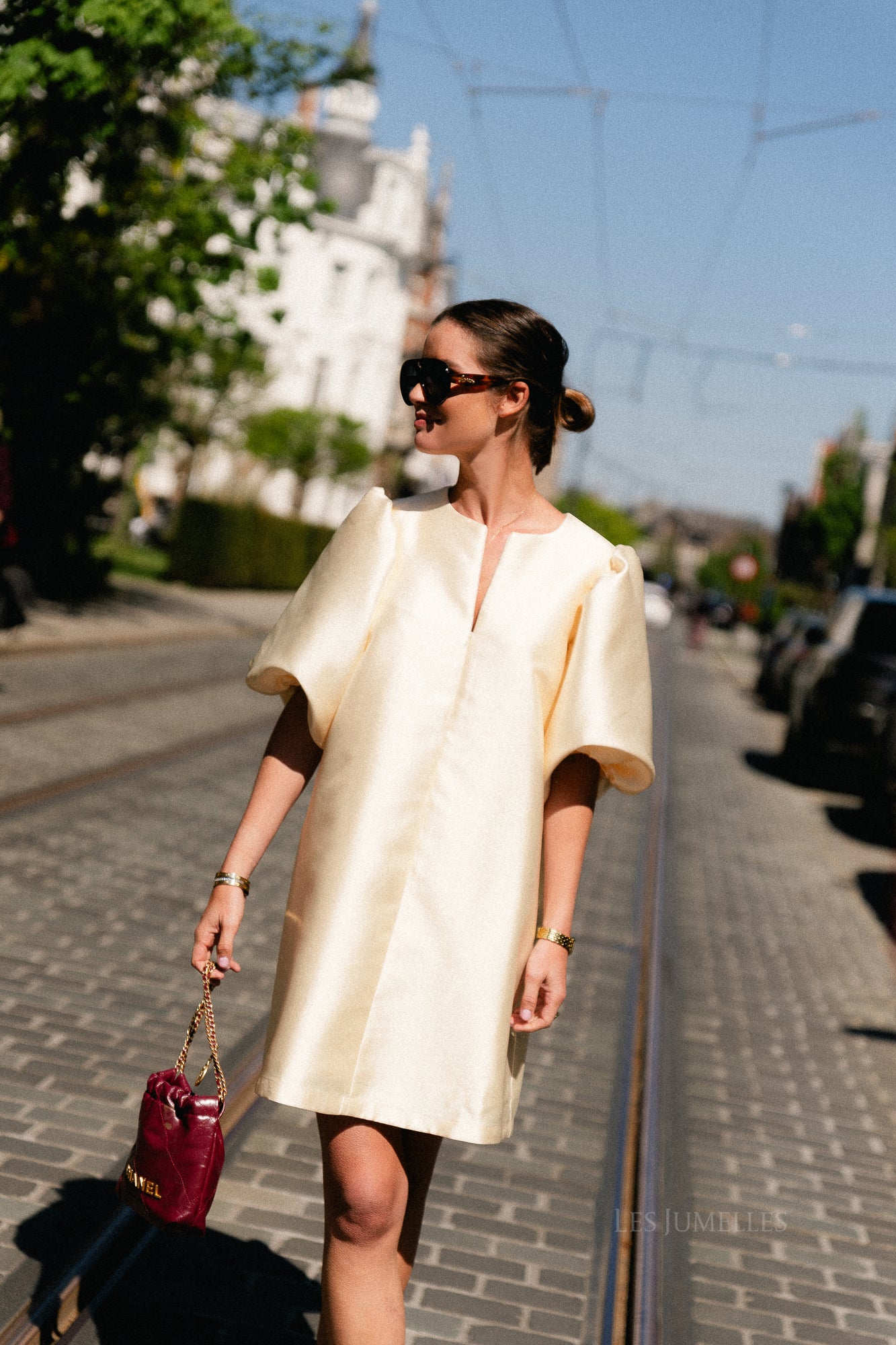 Charlotte dress TALL butter yellow