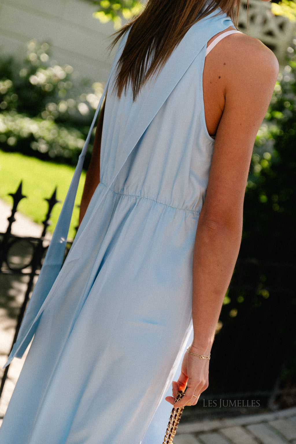 YASThea SL maxi dress skyway