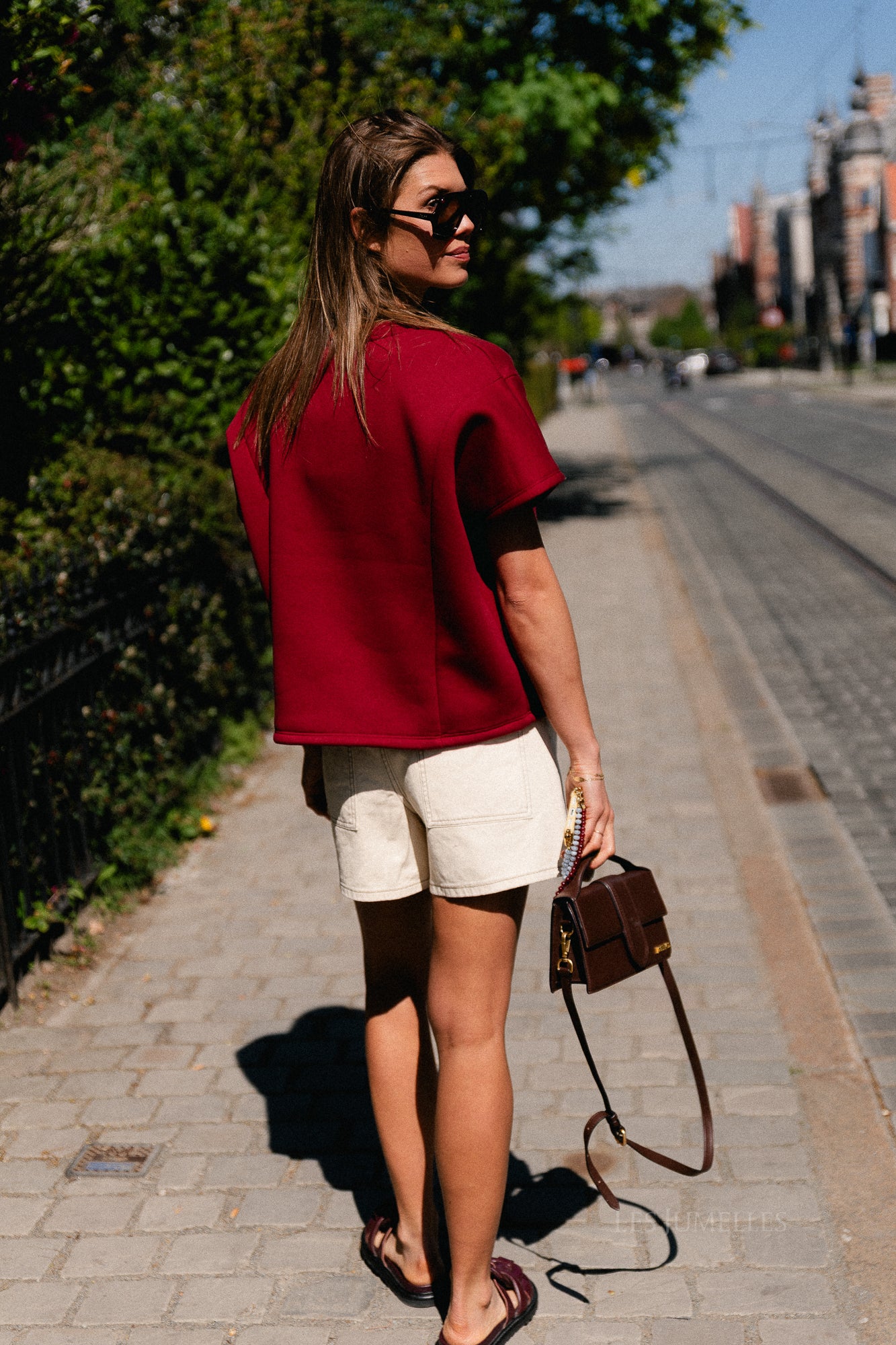 Joya SS sweatshirt wine red
