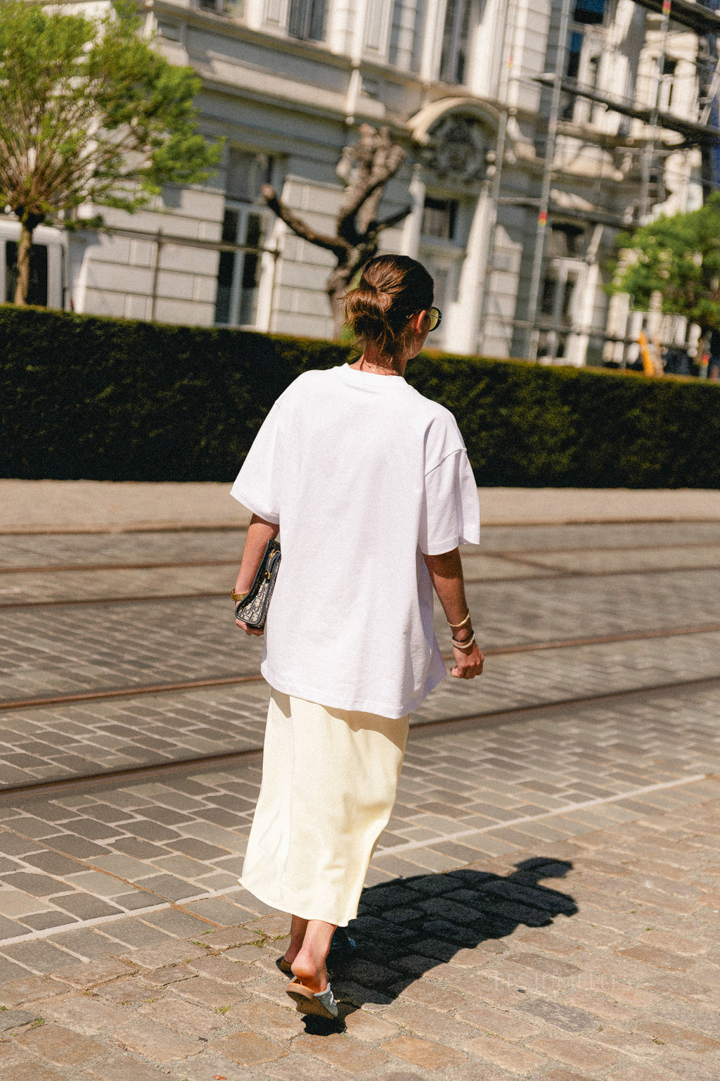 YASPella HW midi skirt anise flower