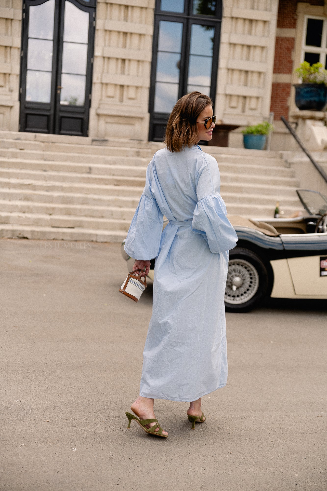 Scarlet maxi dress light blue