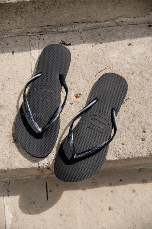 Les Jumelles Havaianas slim fit black