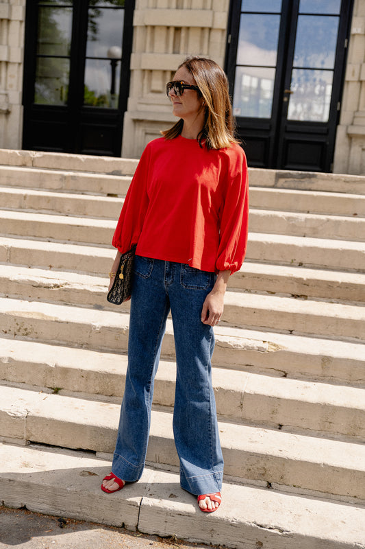 Les Jumelles Invana T-shirt high risk red