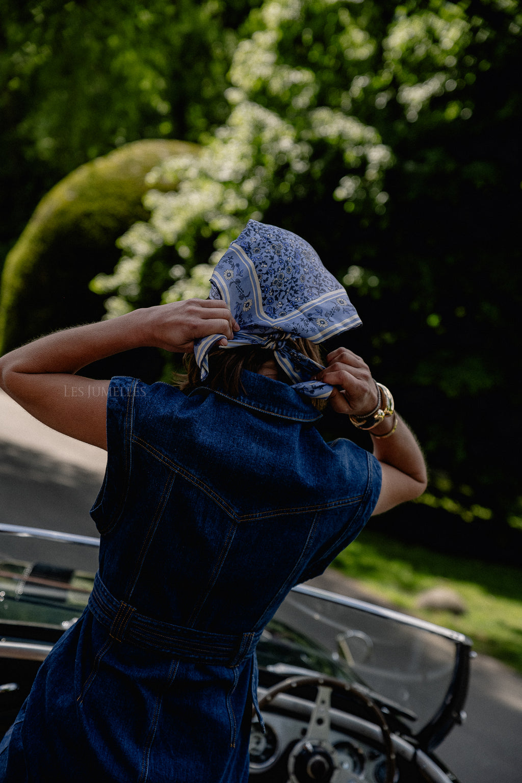 YASNema SL denim dress medium blue denim