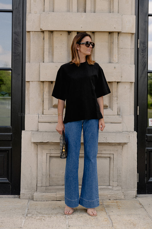 Les Jumelles Catherine shirt black