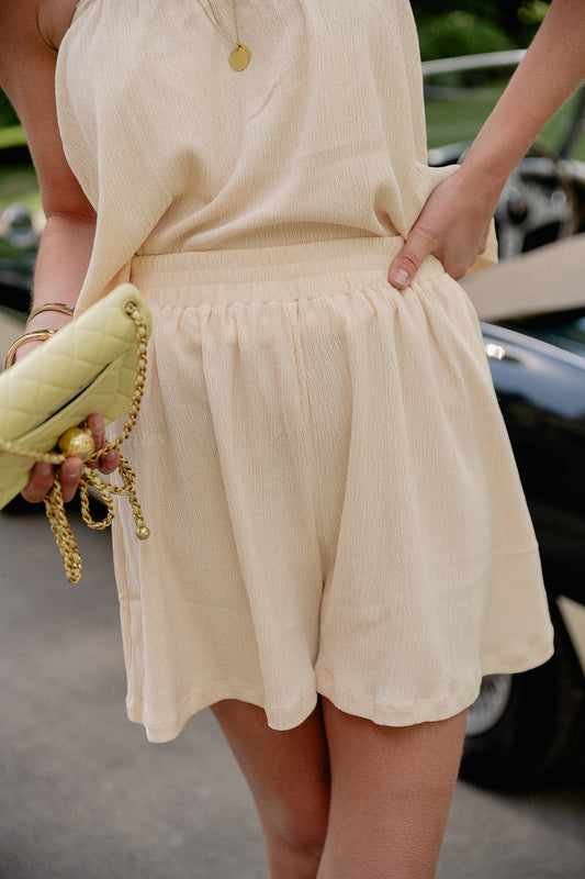 Les Jumelles Mara shorts bleached sand
