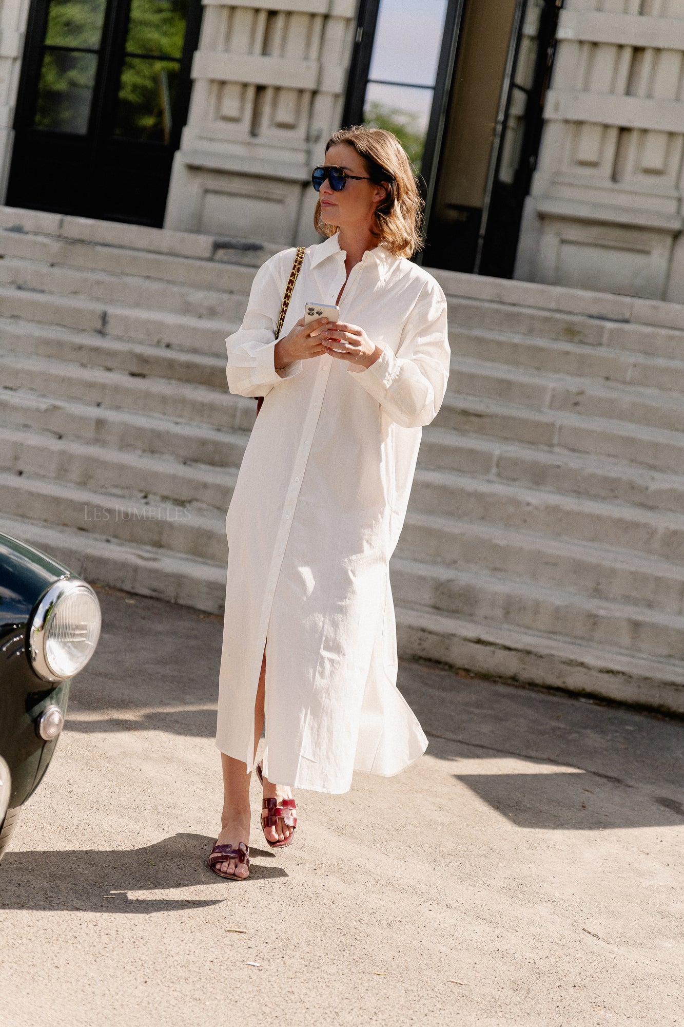 Marlen shirt dress optic white