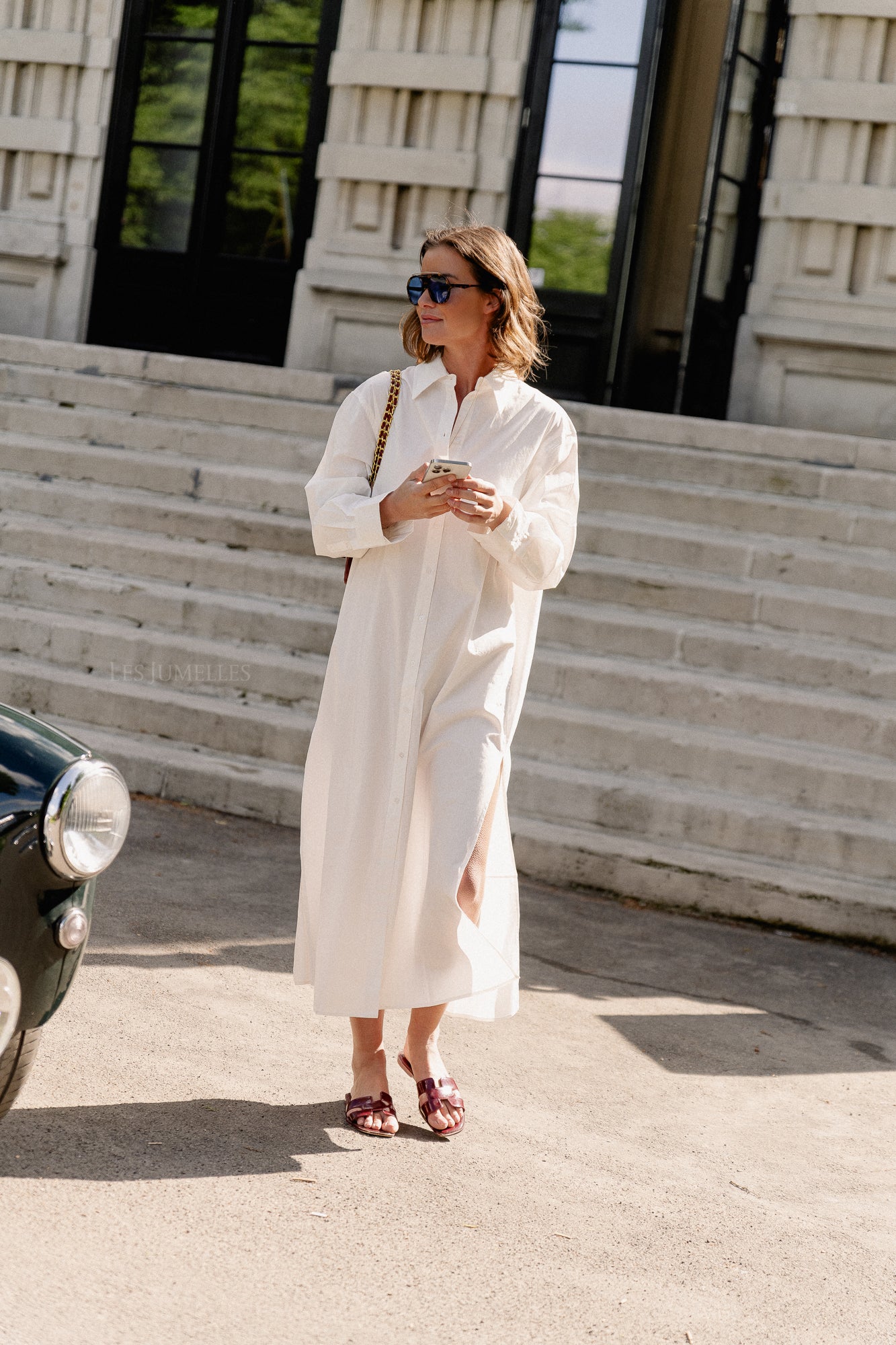 Marlen shirt dress optic white