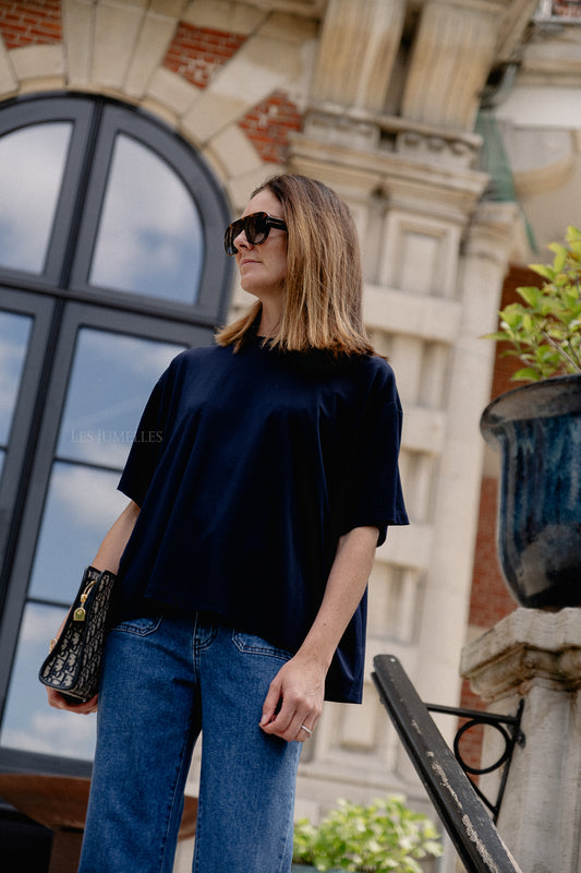 Les Jumelles Sadie T-shirt navy