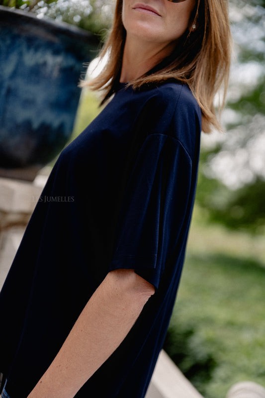 Les Jumelles Sadie T-shirt navy