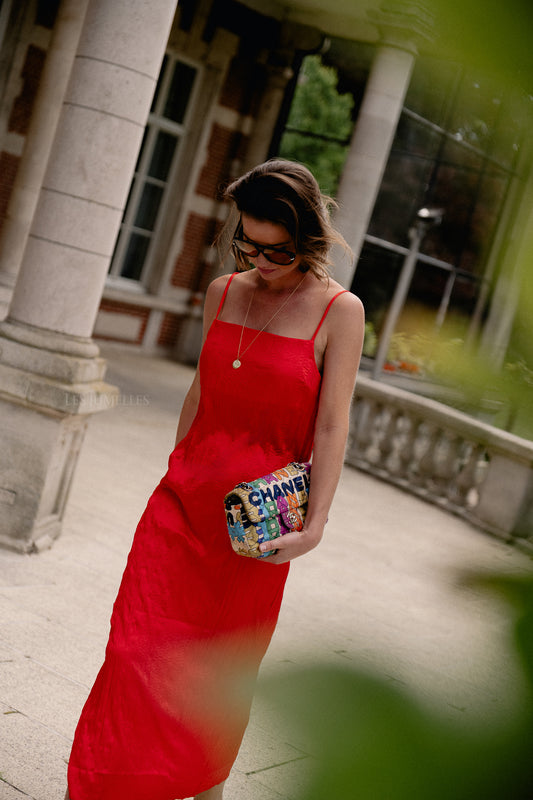 Les Jumelles Rebekka dress high risk red