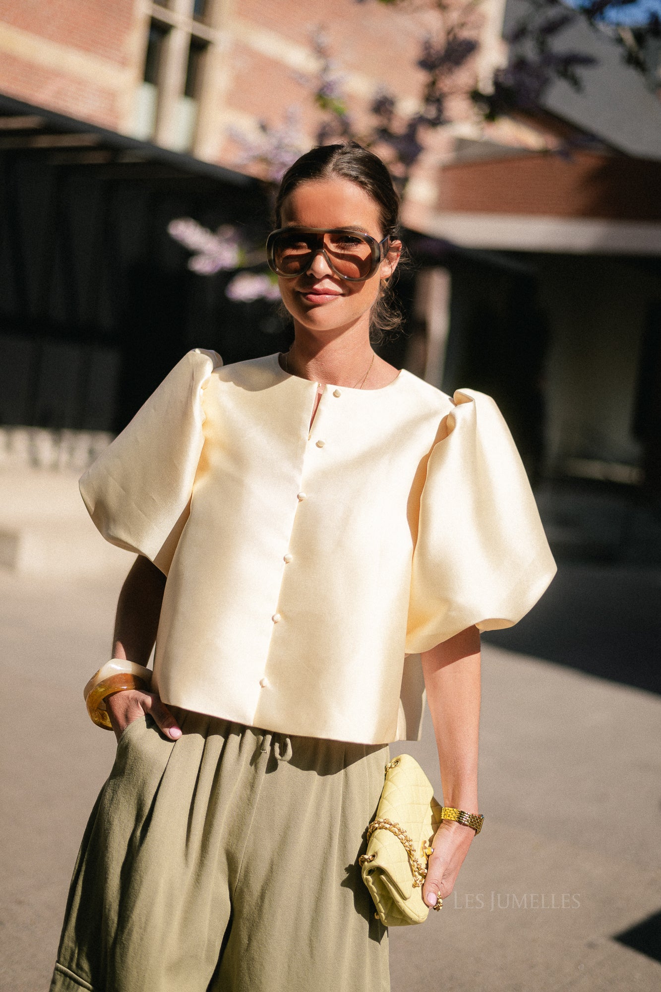 Charlotte blouse butter yellow