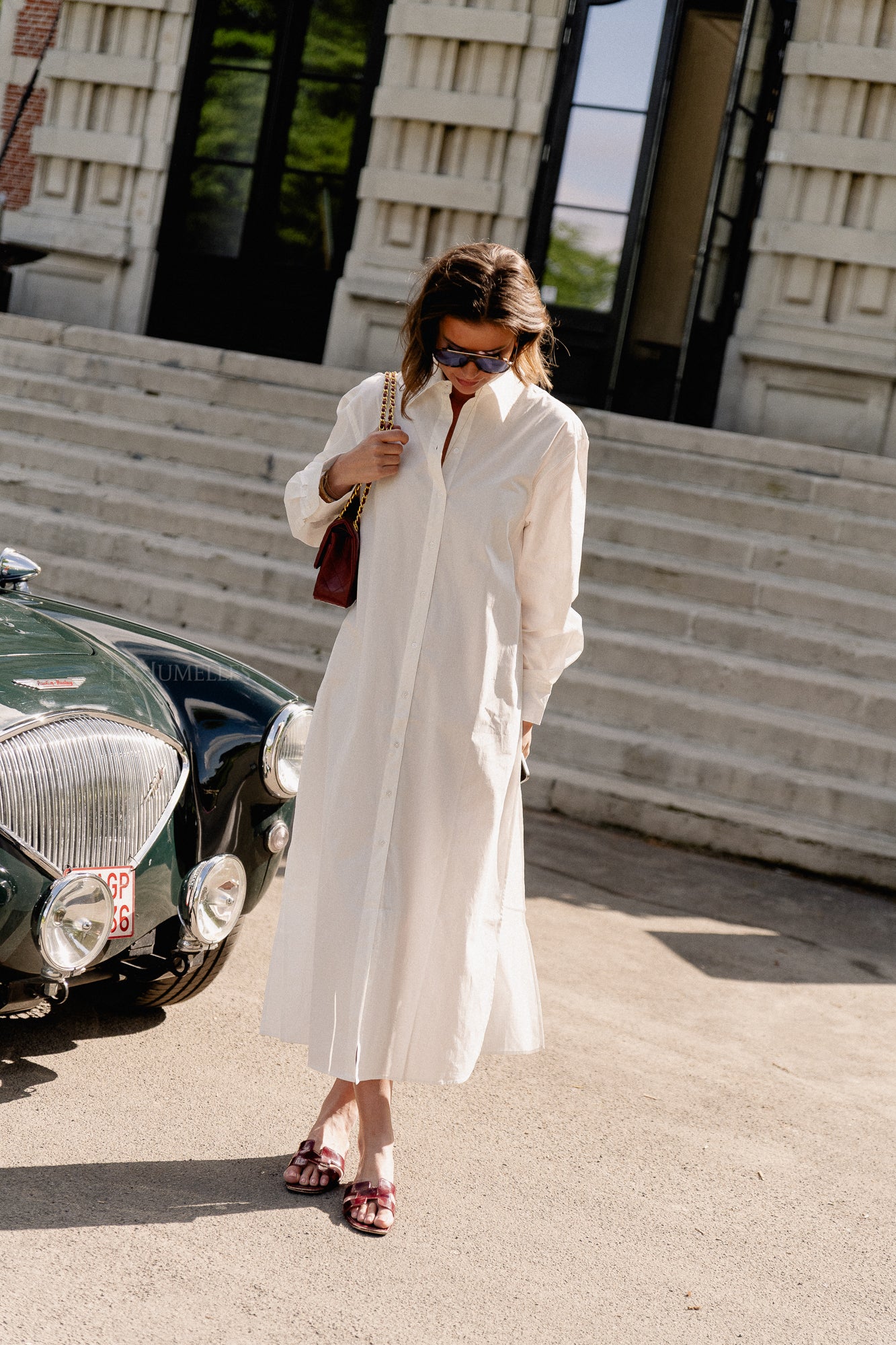 Marlen shirt dress optic white