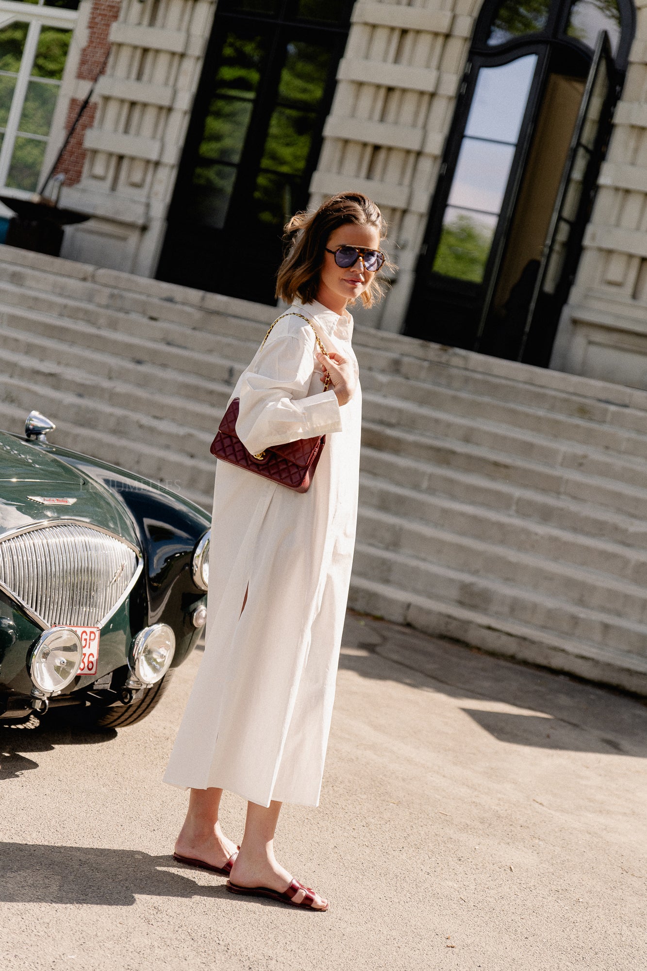 Marlen shirt dress optic white