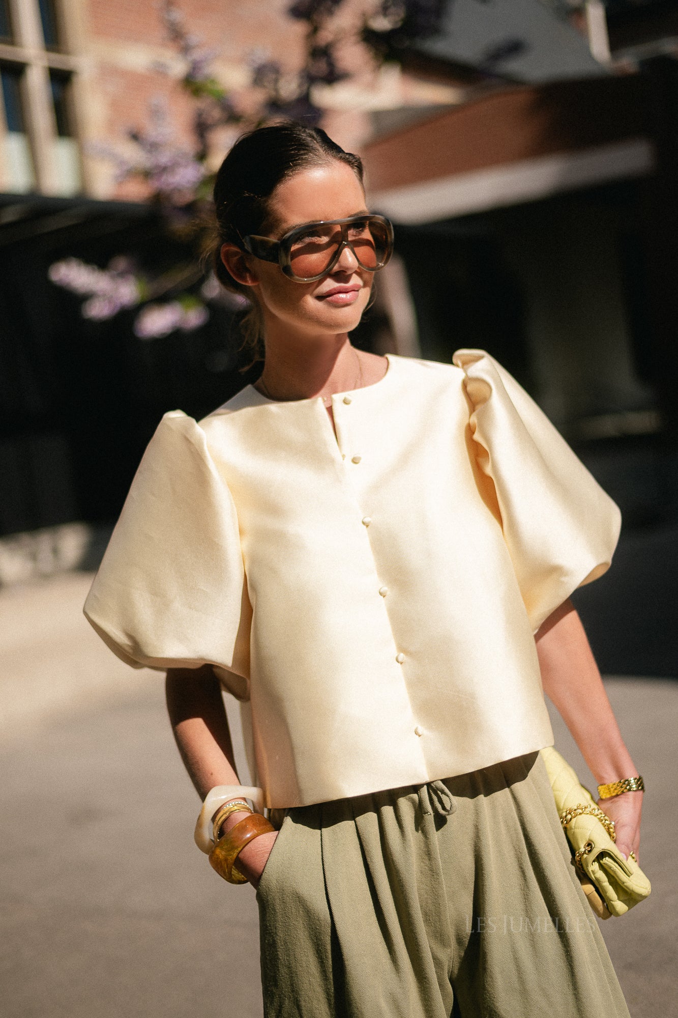 Charlotte blouse butter yellow