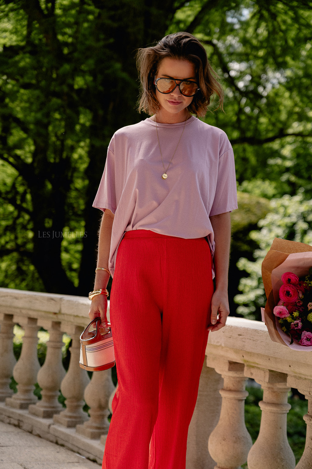 Sadie T-shirt roze