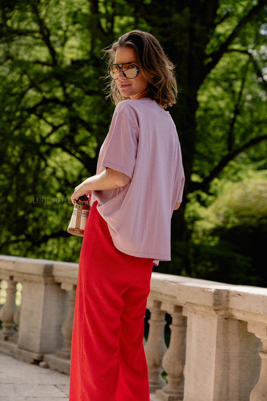 Les Jumelles Sadie T-shirt orchid