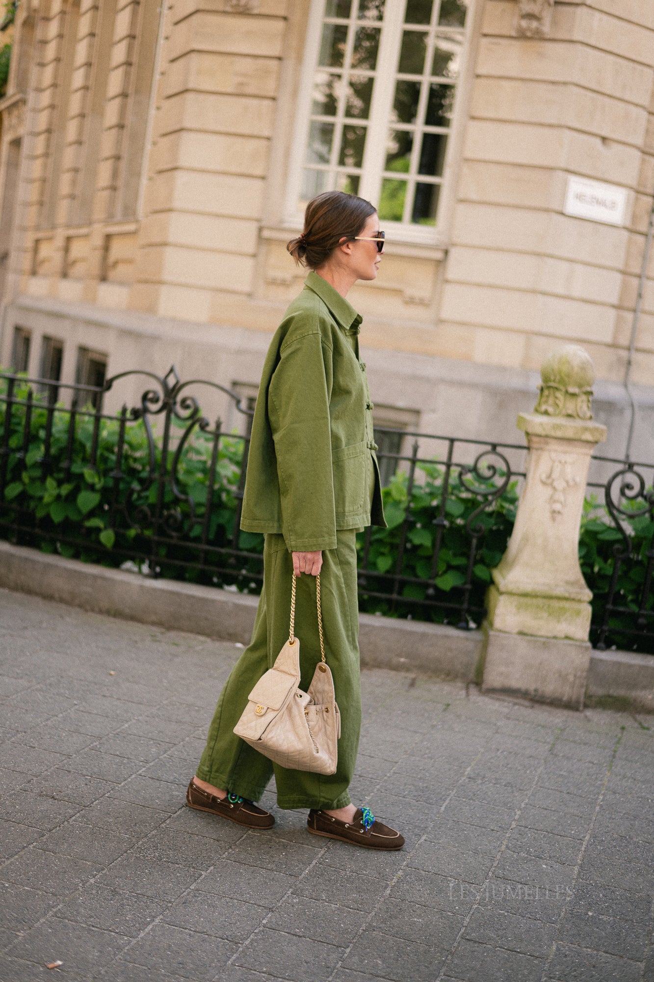Jasmine denim jacket khaki