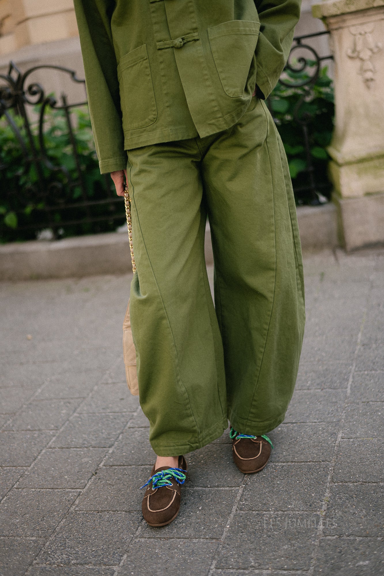 Jasmine barrel pants khaki