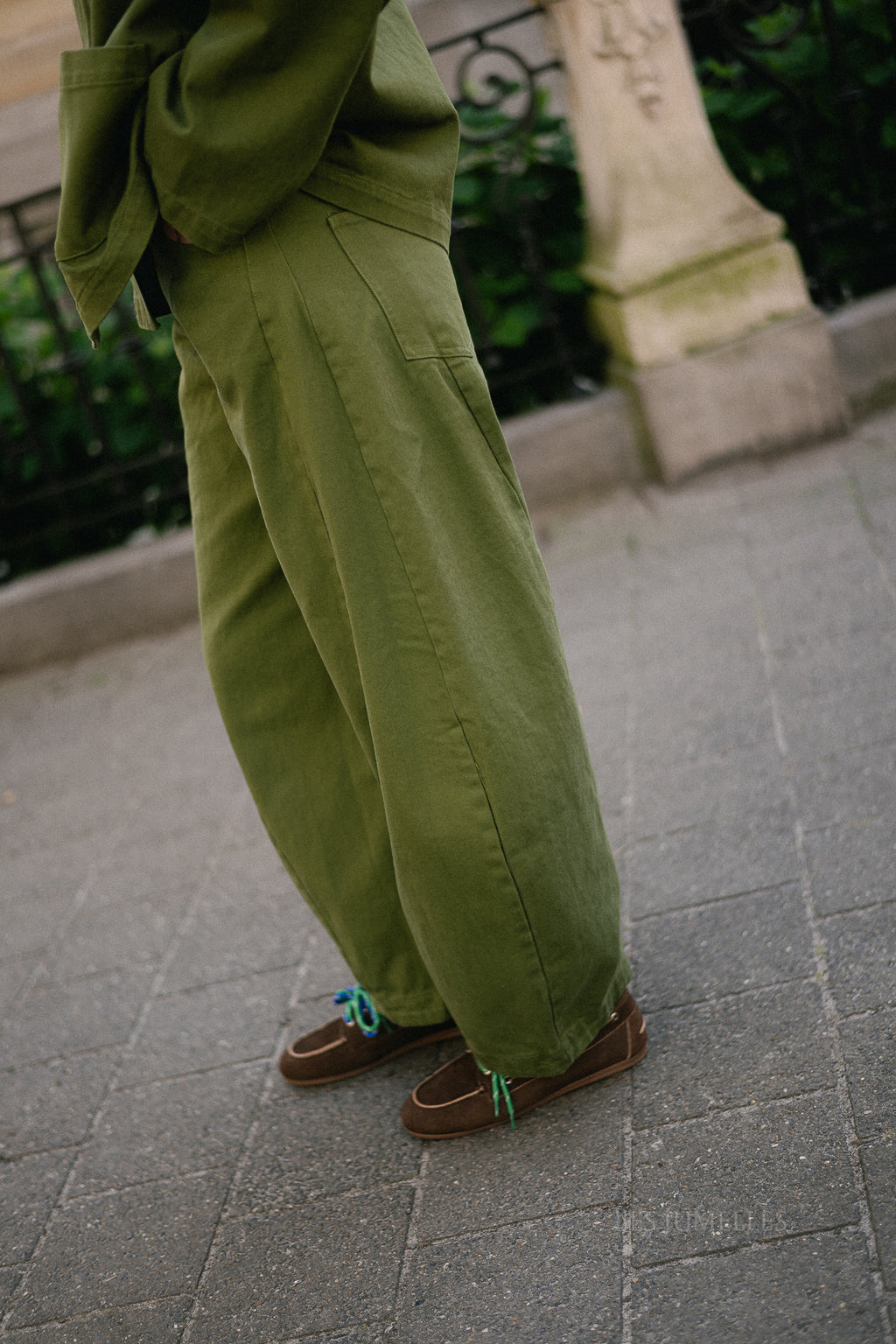 Jasmine barrel pants khaki