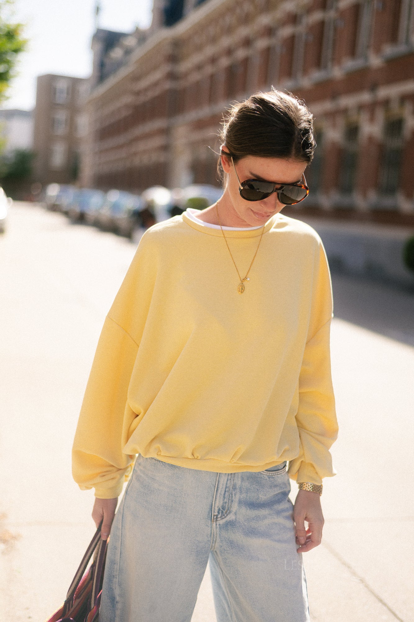 Anna sweater yellow